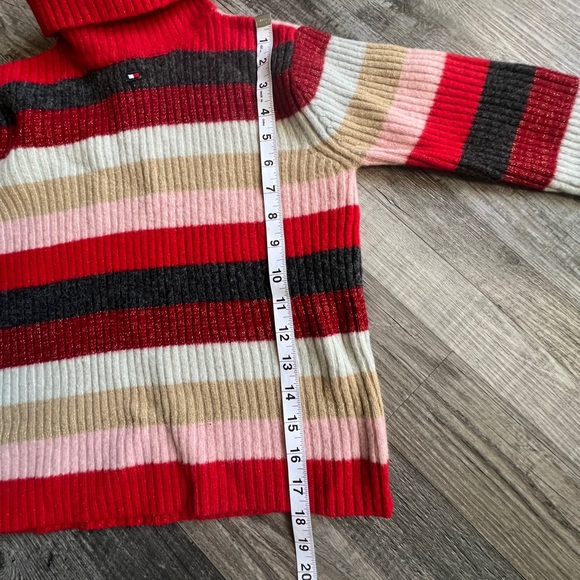 Vintage Tommy Hilfiger Striped Turtleneck Sweater ( wool ) - Picture 6 of 6